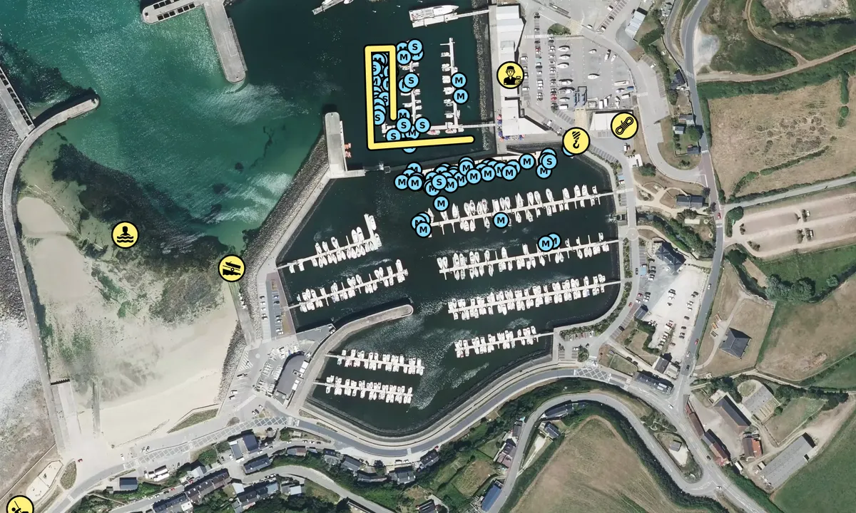 Satelite image of Port-Diélette Marina