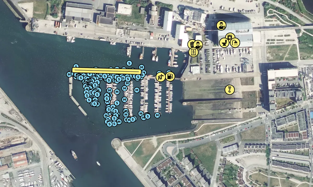 Satelite image of Port du Grand Large