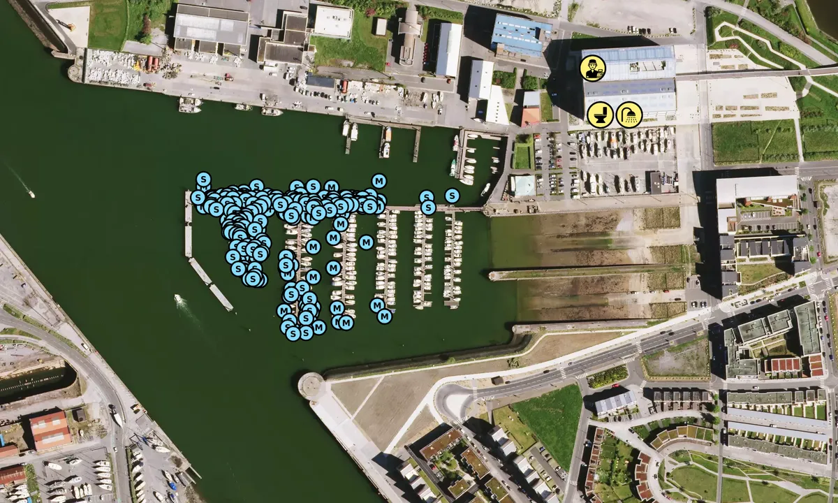 Satelite image of Port du Grand Large