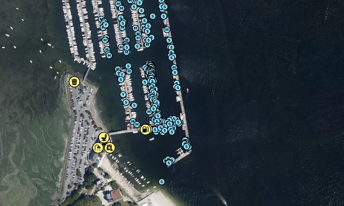 Satelite image of Port du Kernevel