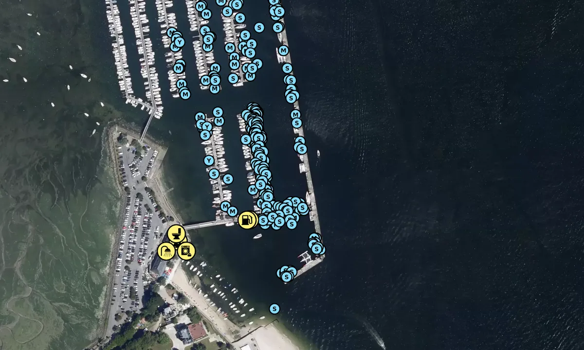 Satelite image of Port du Kernevel
