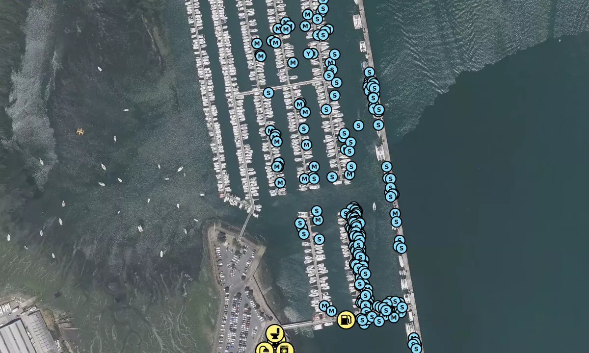 Satelite image of Port du Kernevel