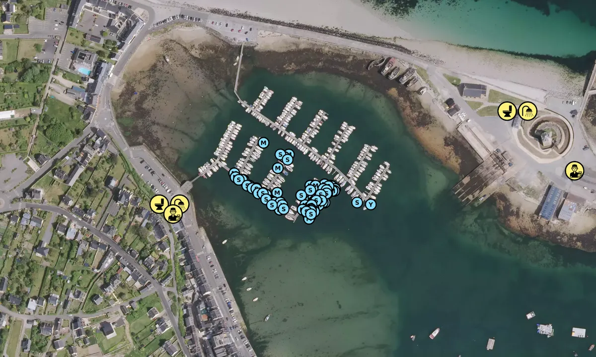 Satelite image of Port du Notic - Camaret sur Mer