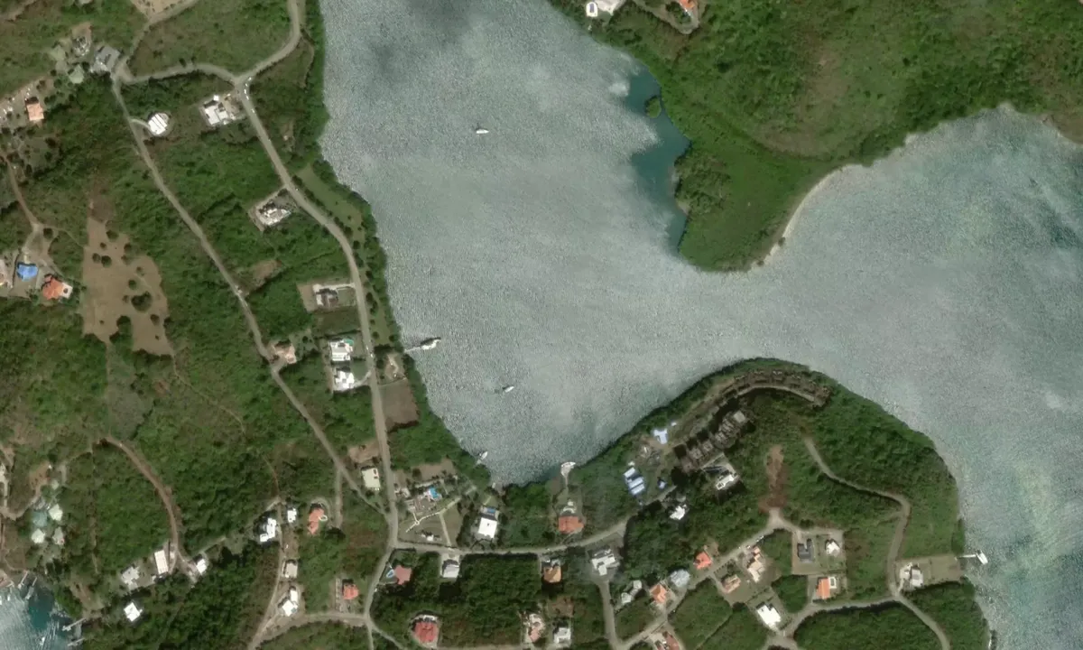 Flyfoto av Port Egmont