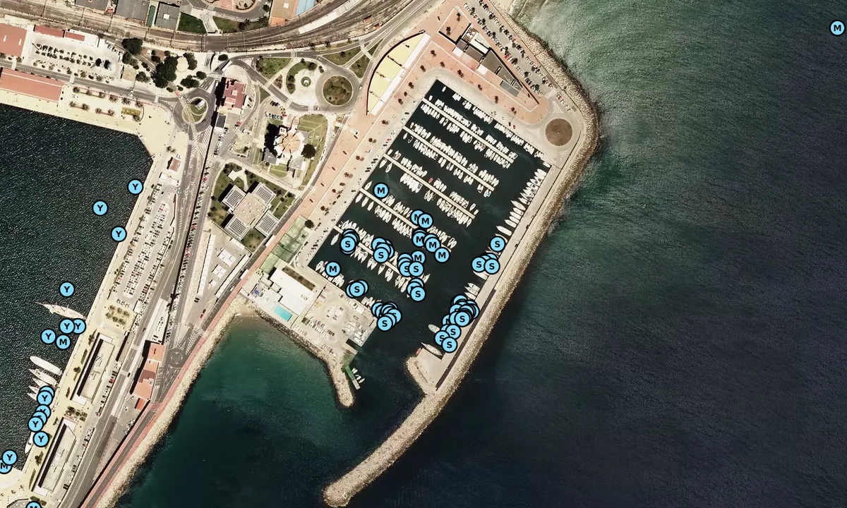 Satelite image of Port Esportiou de Tarragona/Club Nautic