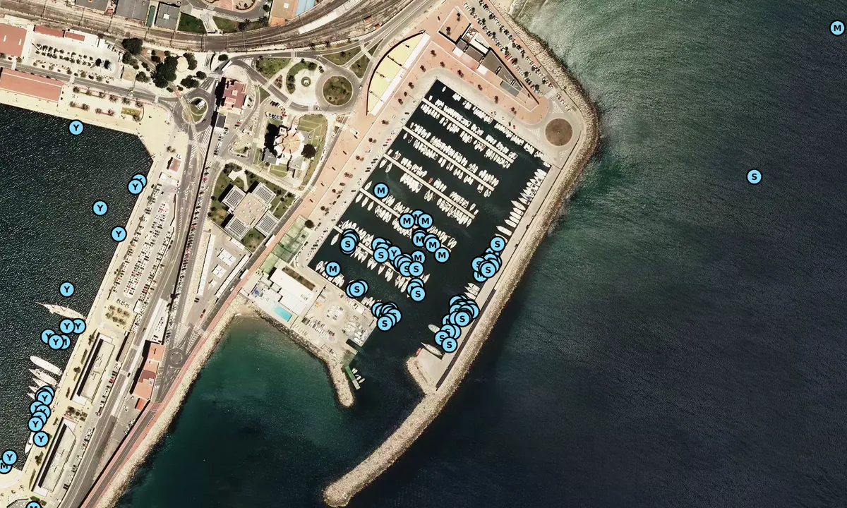 Satelite image of Port Esportiou de Tarragona/Club Nautic
