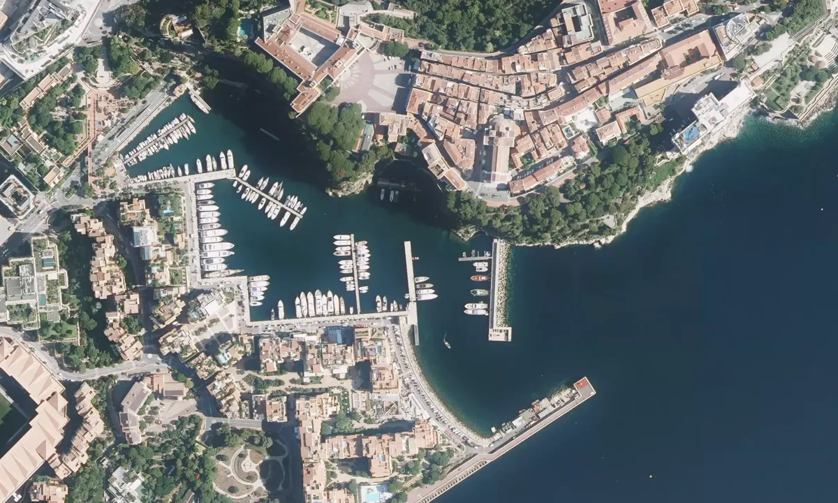 Flyfoto av Port Fontvielle