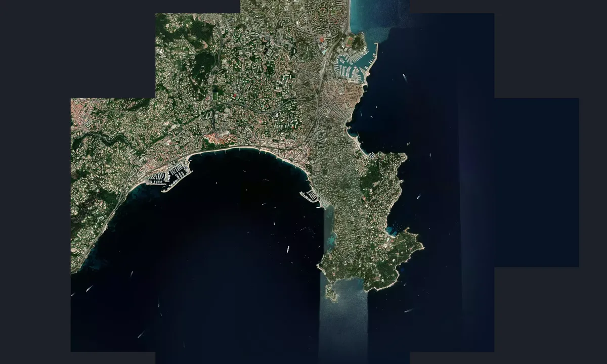 Flyfoto av Port Gallice - Antibes