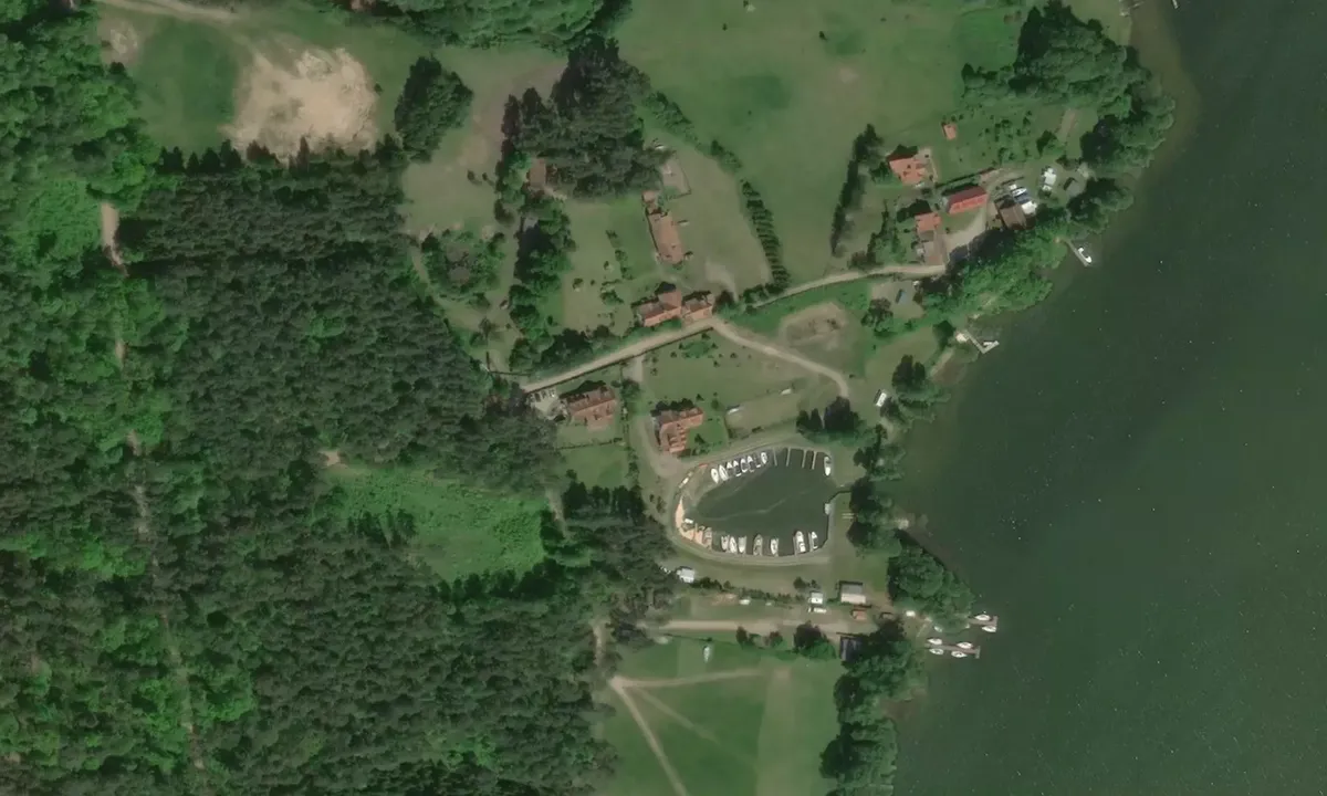Satelite image of Port Gąsior
