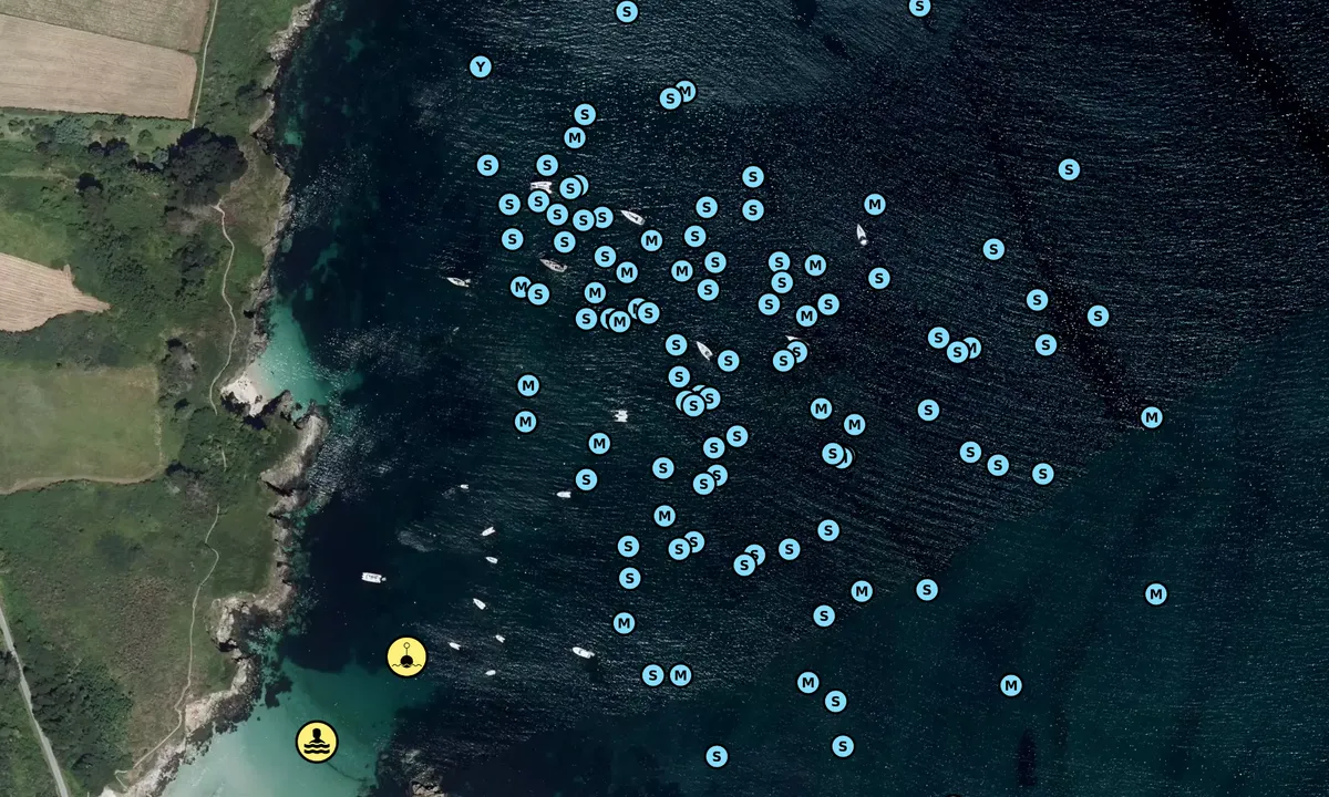 Satelite image of Port Guen