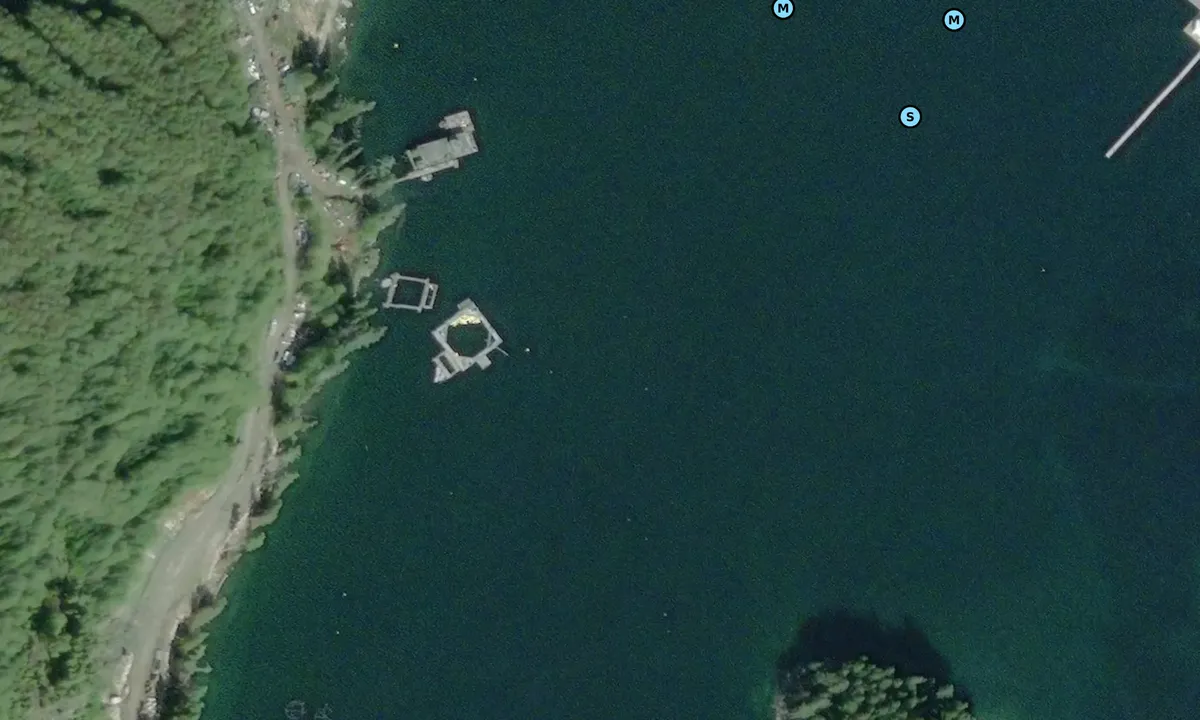 Satelite image of Port Harvey