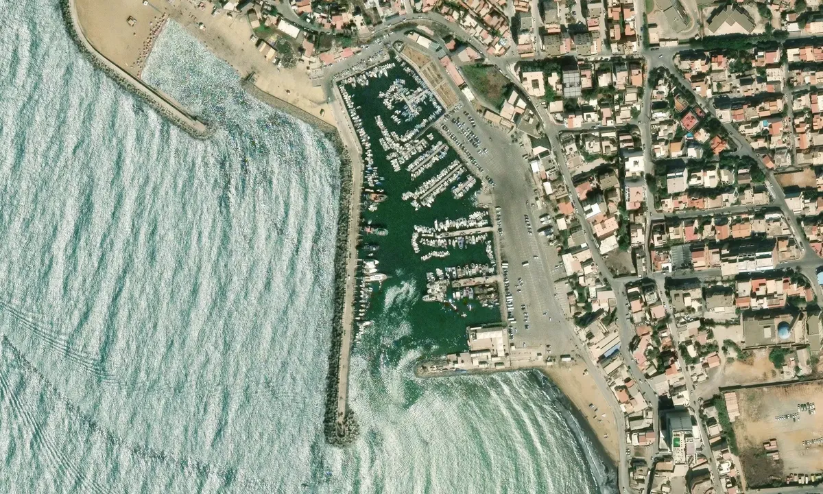 Satelite image of Port la Madrague