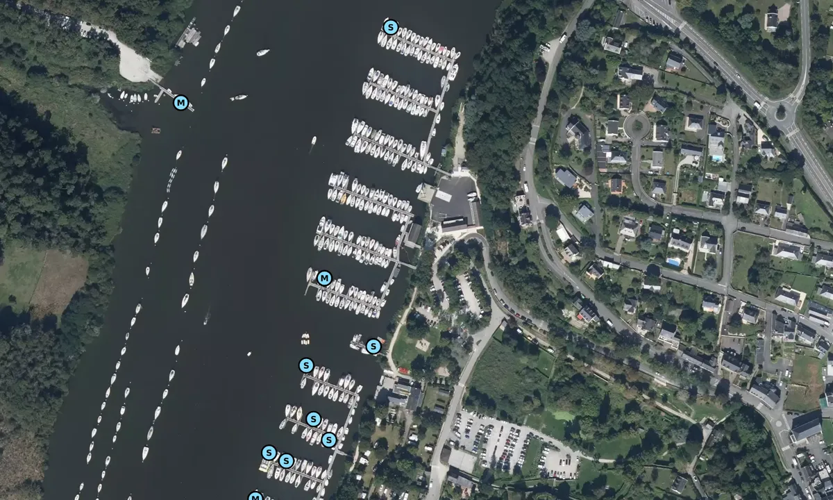 Satelite image of Port La Roche Bernard