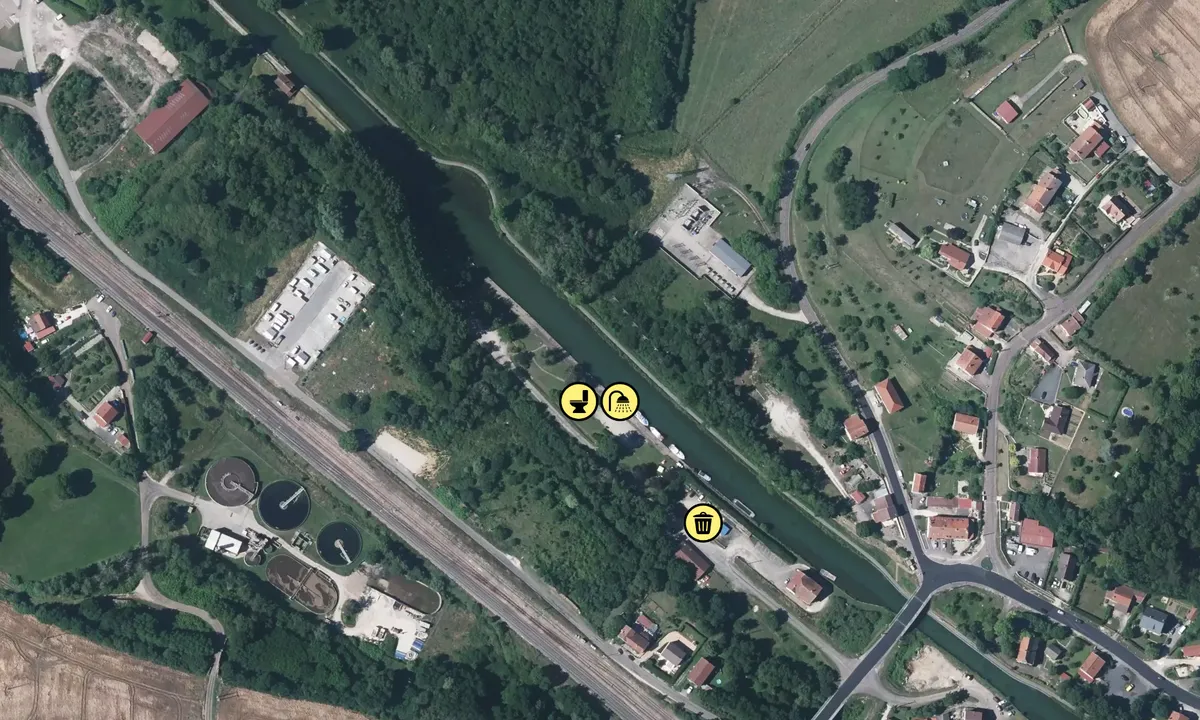 Satelite image of Port Langres