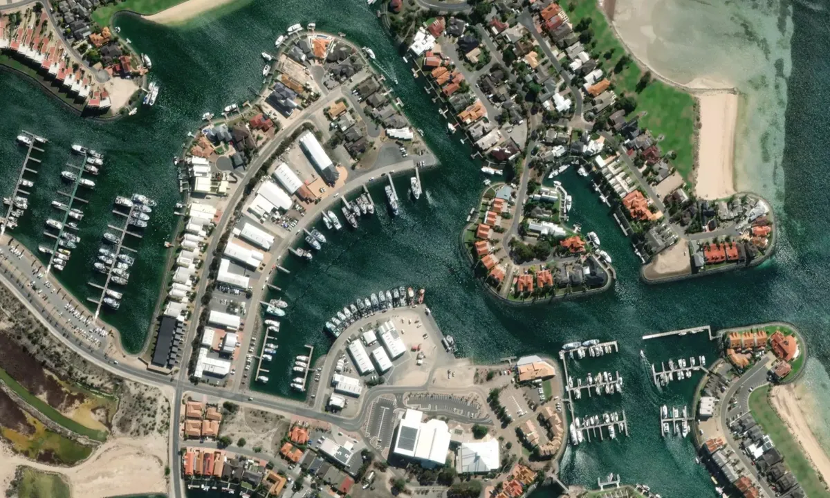 Flyfoto av Port Lincoln Marina