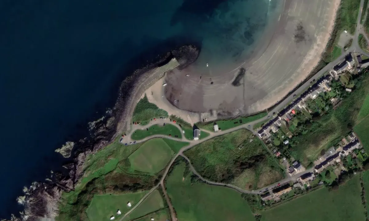 Satelite image of Port Logan Bay