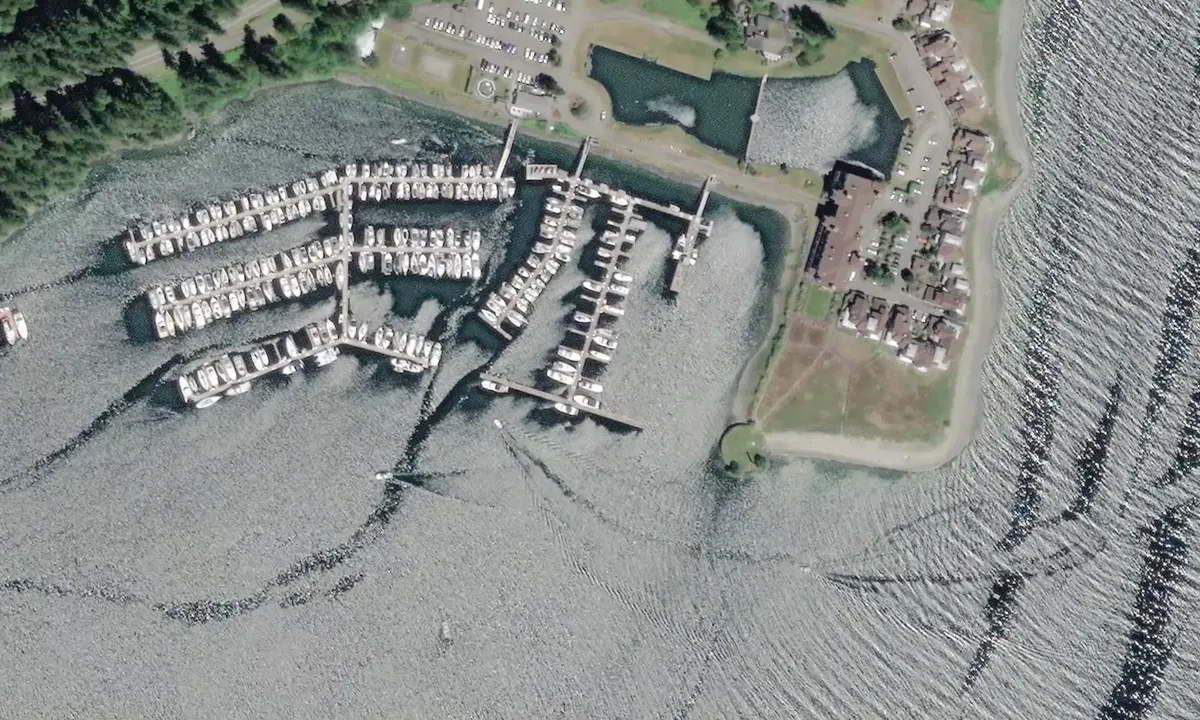 Flyfoto av Port Ludlow Marina