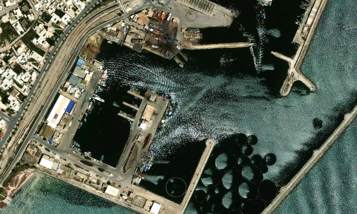 Satelite image of Port Mahdia