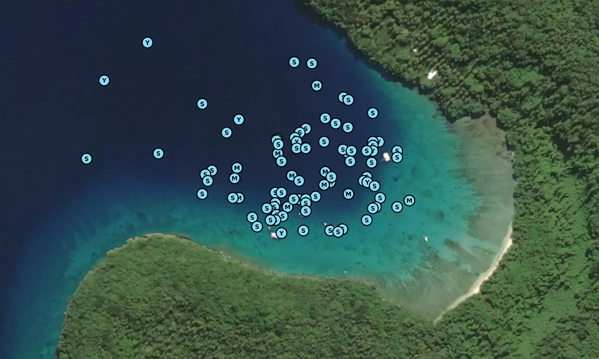 Satelite image of Port Maurelle