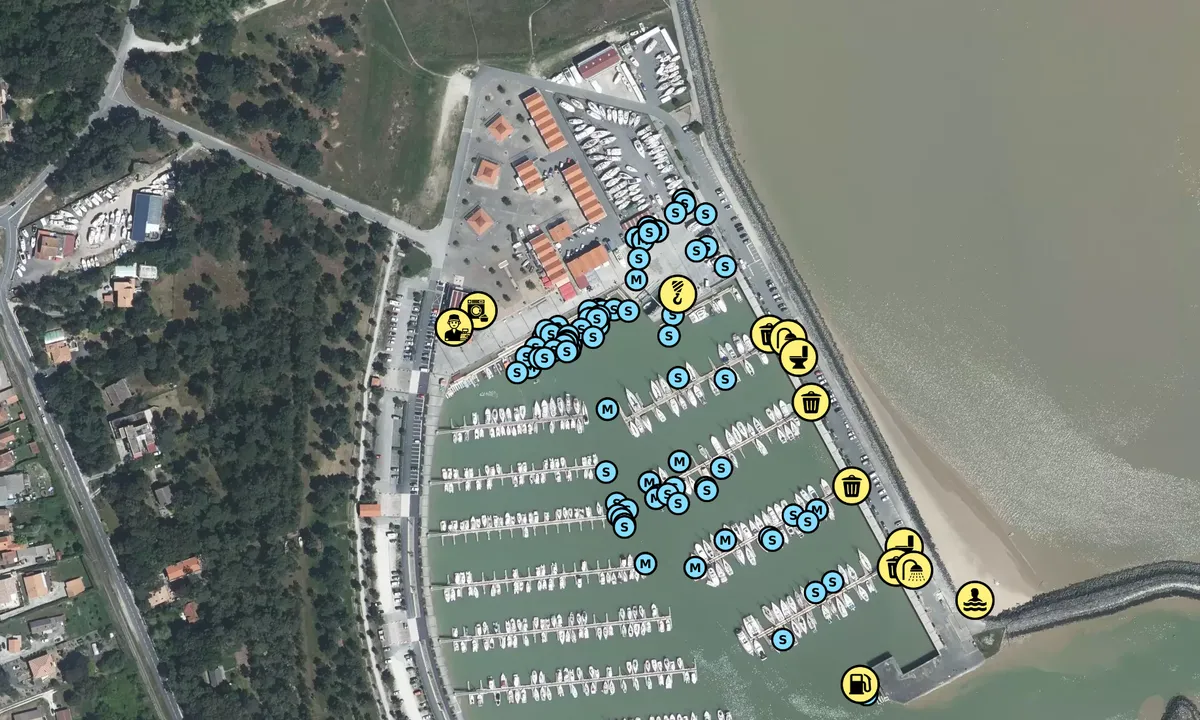 Satelite image of Port Medoc