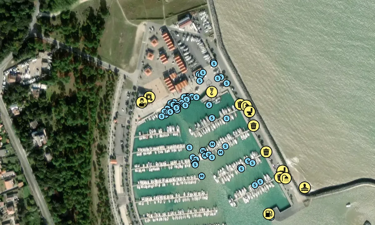 Satelite image of Port Medoc