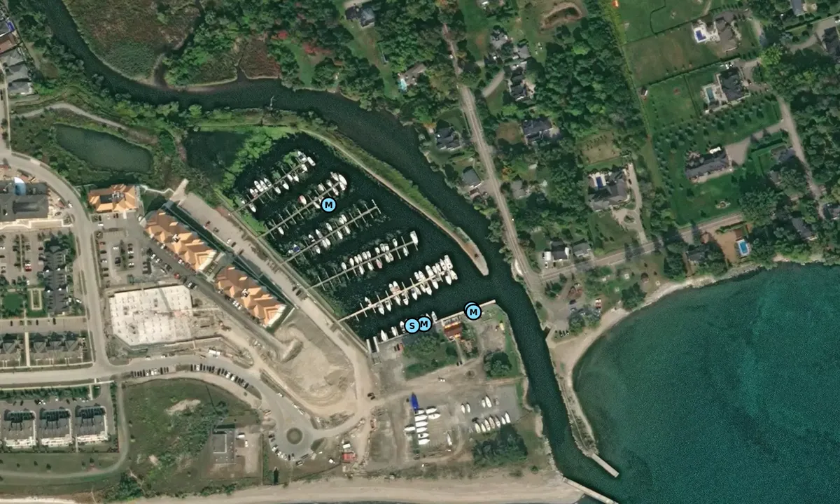 Satelite image of Port of Newcastle Marina