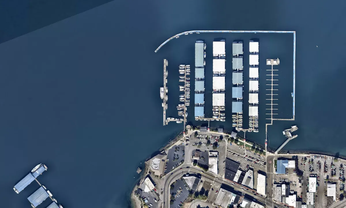 Flyfoto av Port Orchard Marina
