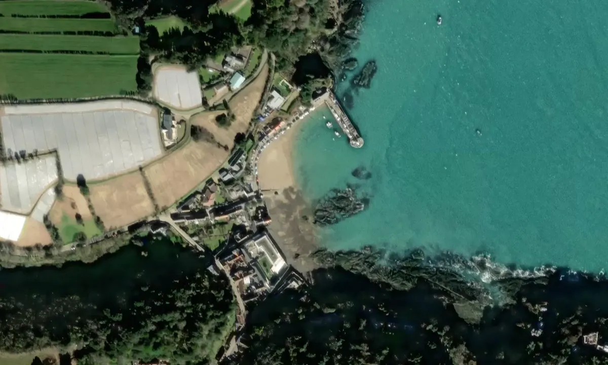 Satelite image of Port Rozel