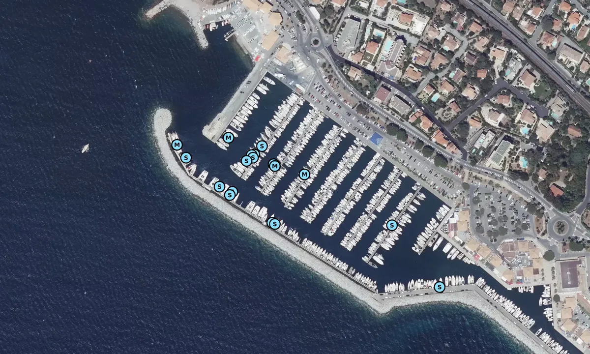 Satelite image of Port Santa Lucia-North Harbor