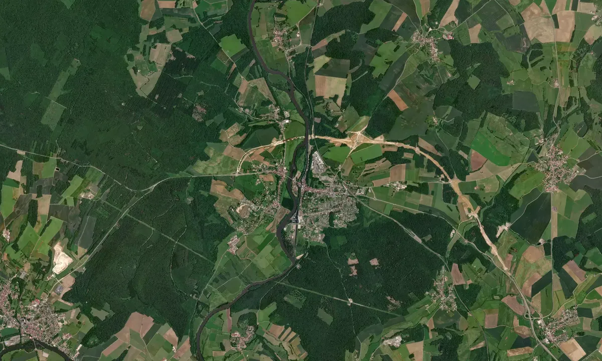 Flyfoto av Port-sur-Saone