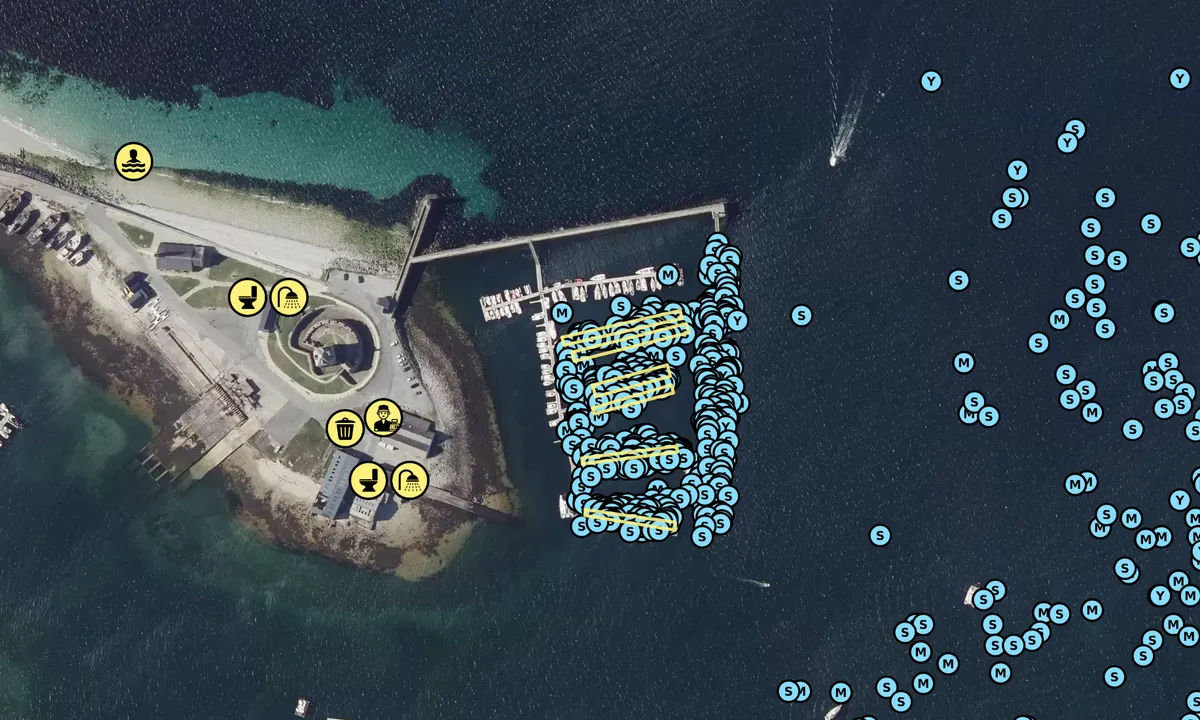 Satelite image of Port Vauban - Port de Camaret