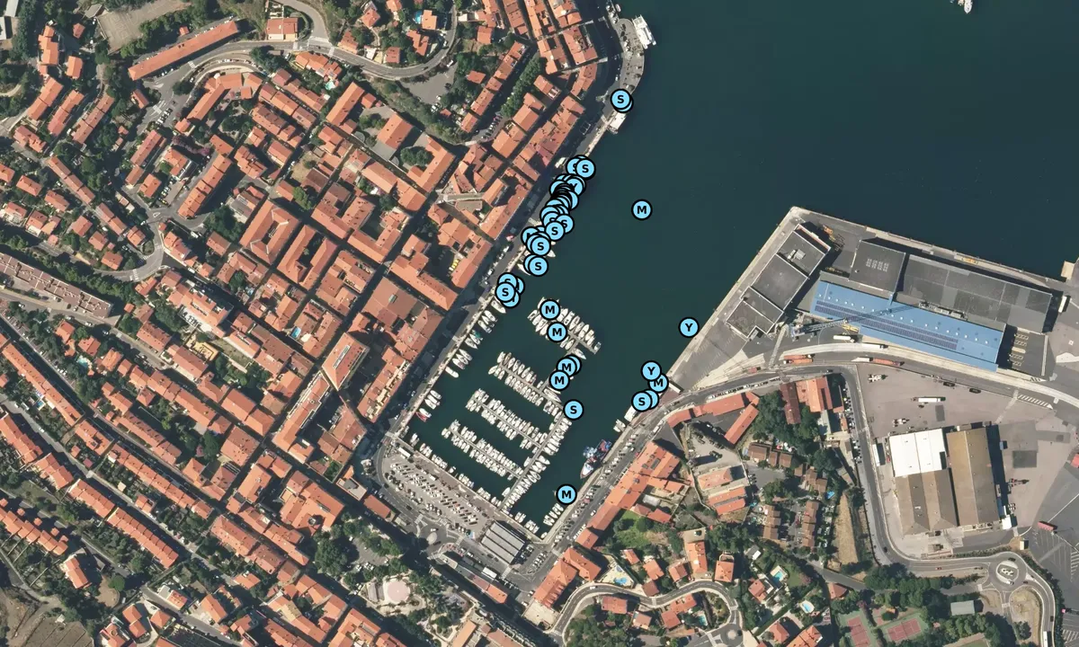 Satelite image of Port-Vendres
