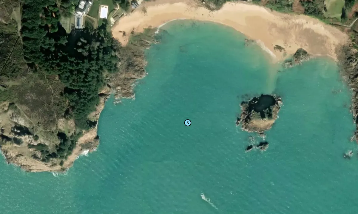 Satelite image of Portelet