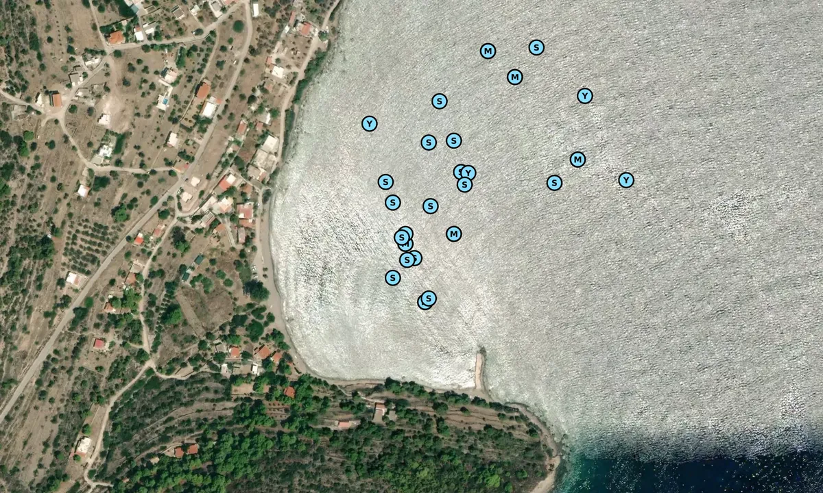 Satelite image of Portes bay