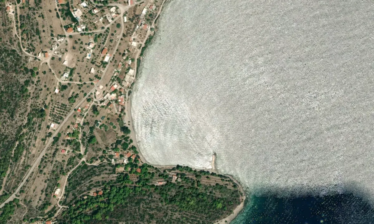 Flyfoto av Portes bay