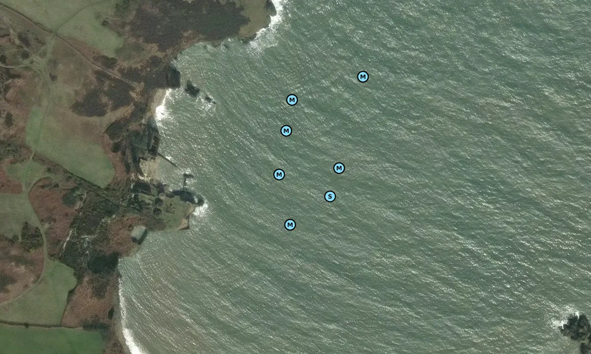 Satelite image of Porth Wen