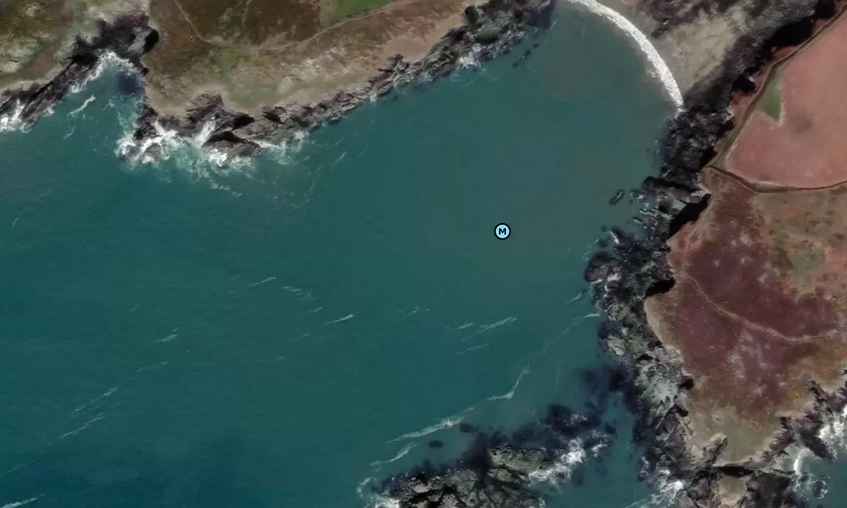 Satelite image of Porthlysgi Bay