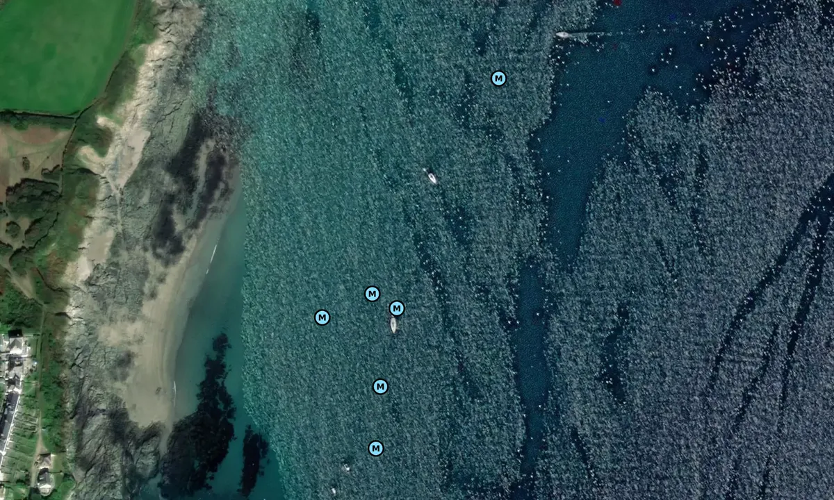 Satelite image of Porthscatho