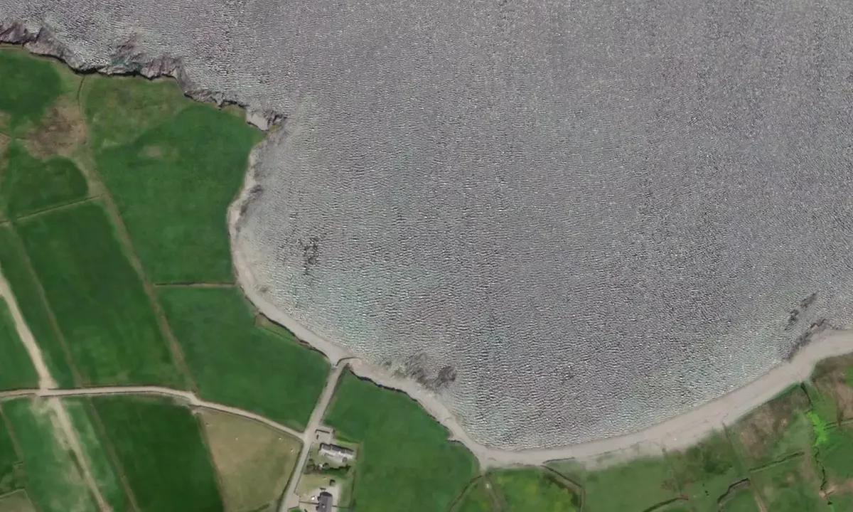 Satelite image of portmagee