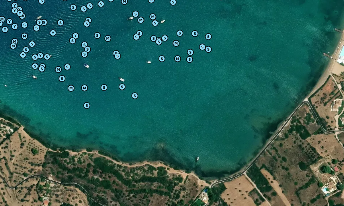 Satelite image of Porto Cheli South