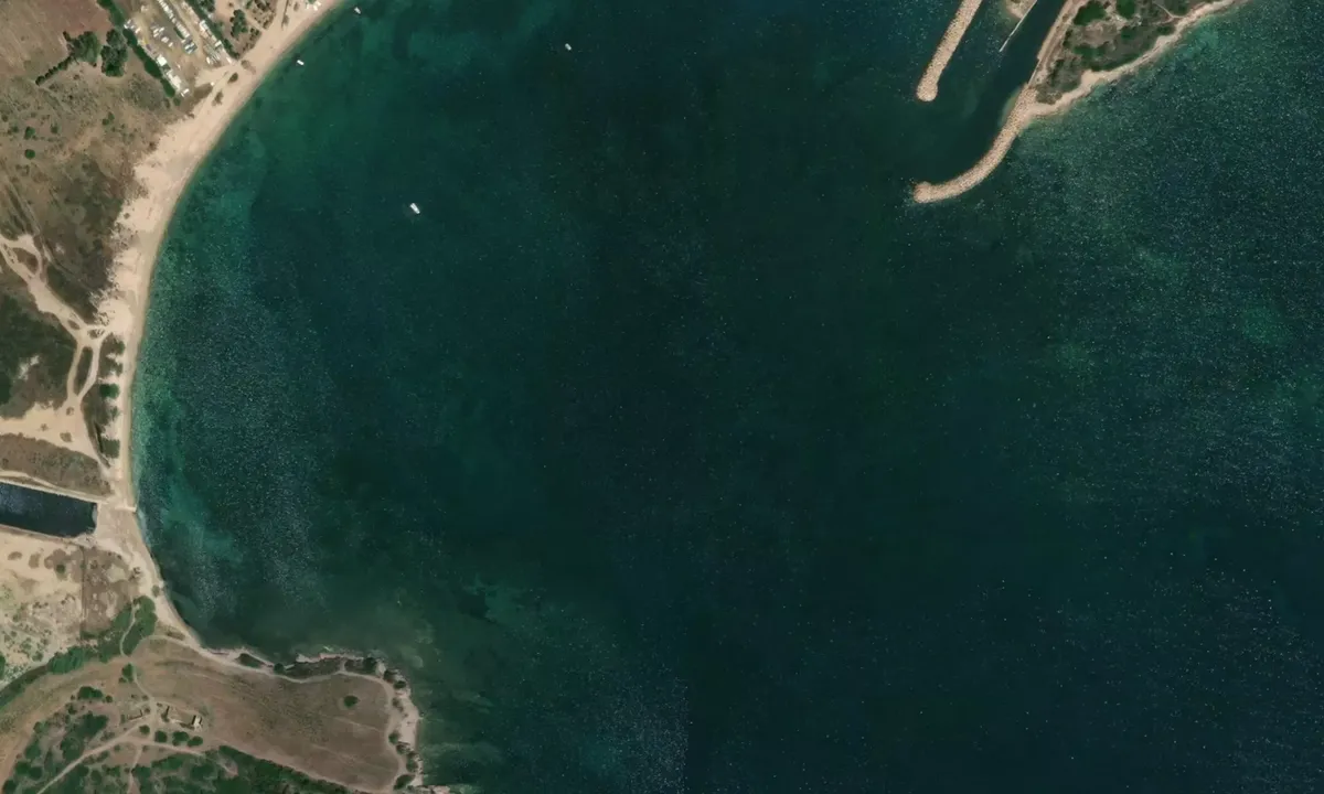 Flyfoto av Porto d'Agumu