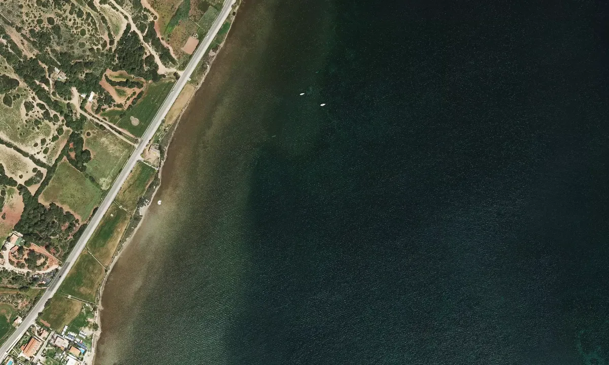 Flyfoto av Porto de Fornelles