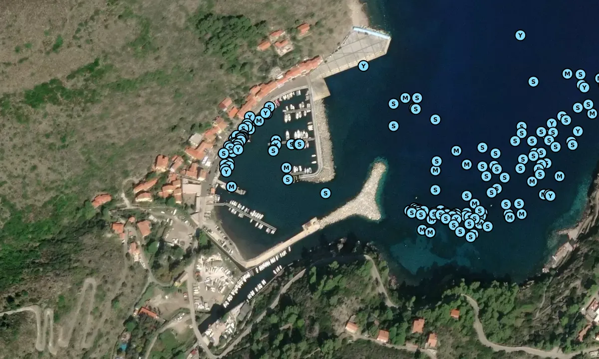 Satelite image of Porto Di Capraia