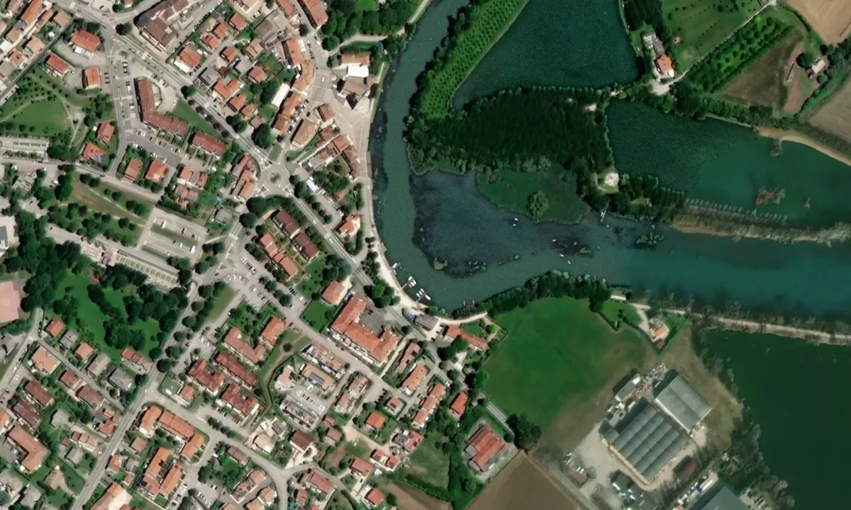 Flyfoto av Porto di Casier