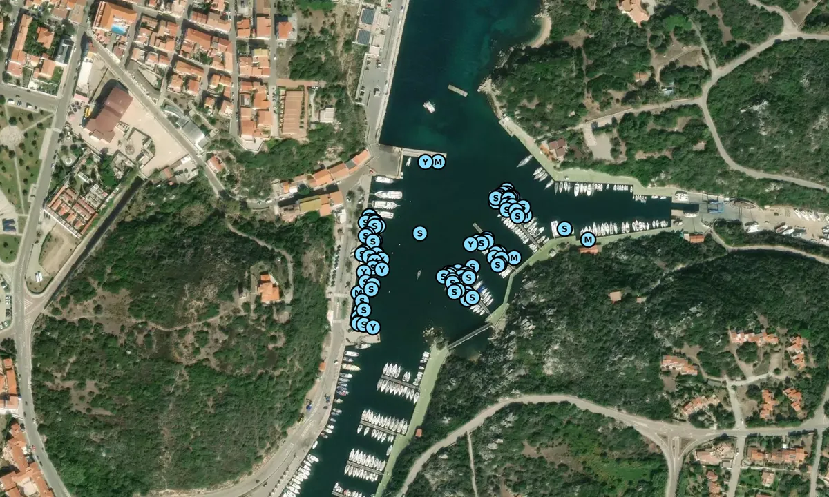 Satelite image of Porto di Santa Teresa Gallura