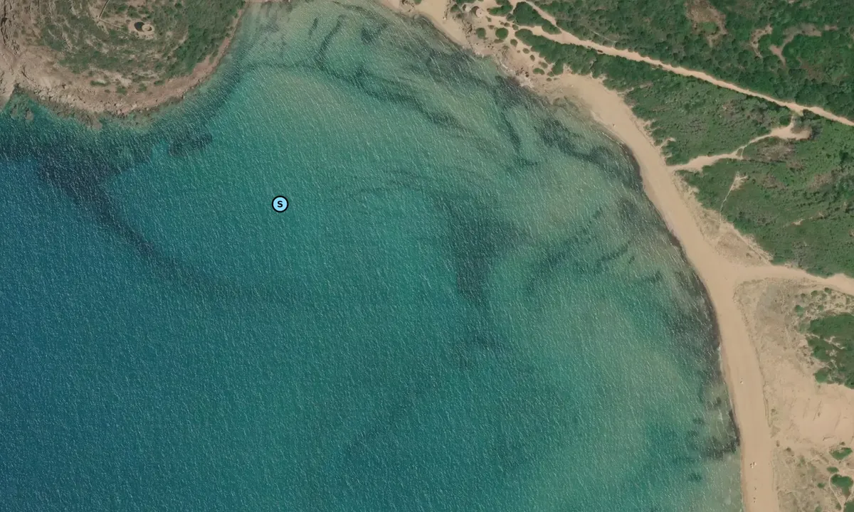 Satelite image of Porto Ferro 1