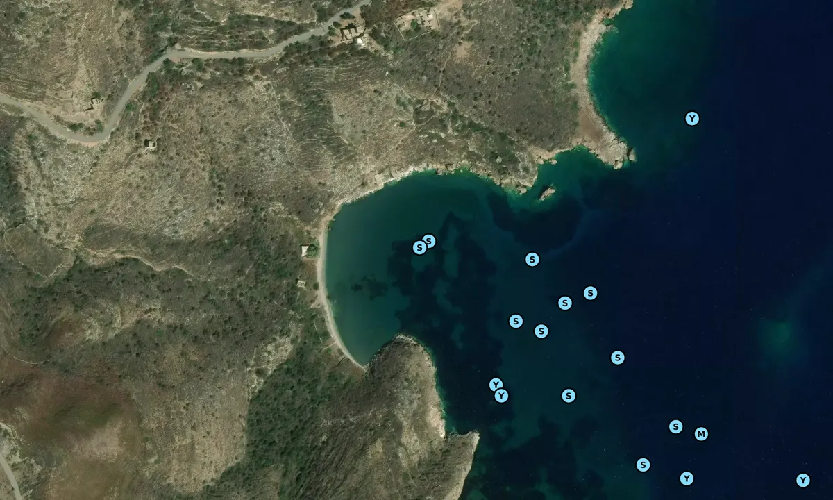 Satelite image of Porto Kagio West