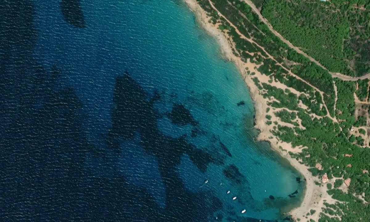 Flyfoto av Porto Pinetto