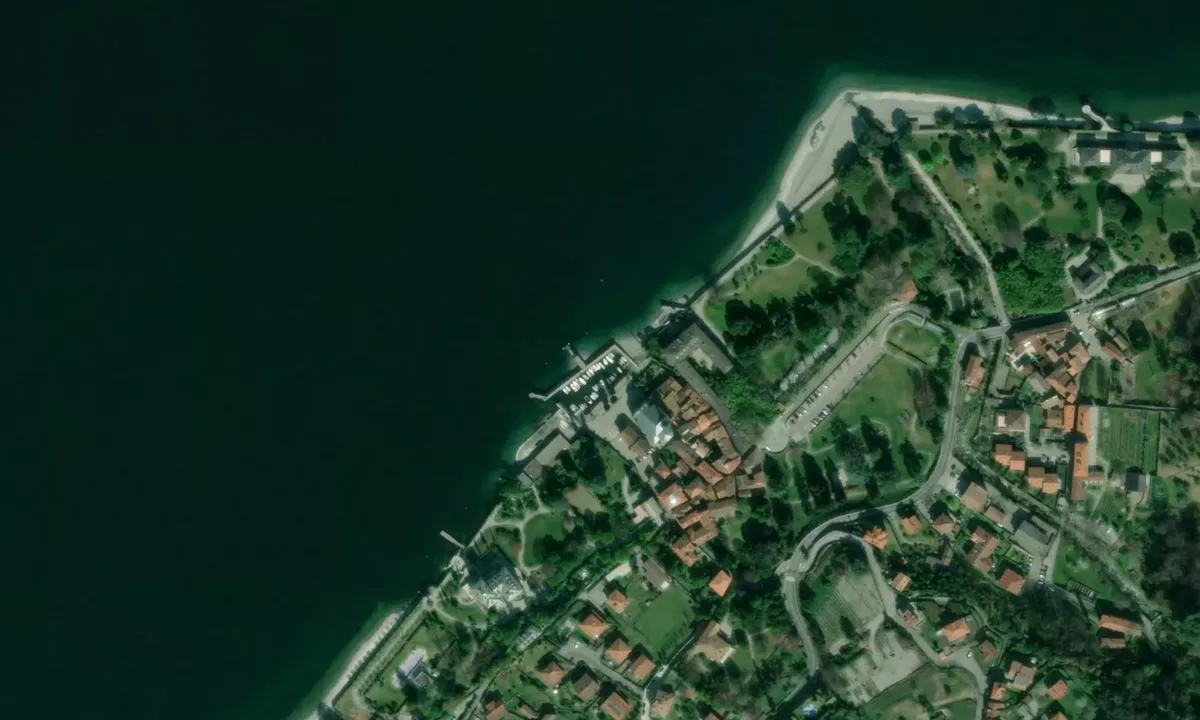 Flyfoto av Porto San Giovanni Bellagio