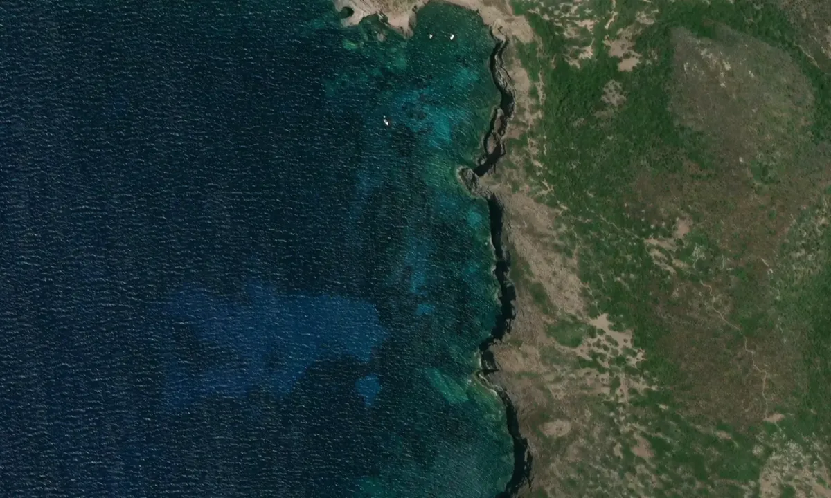 Flyfoto av Porto Sciusciau